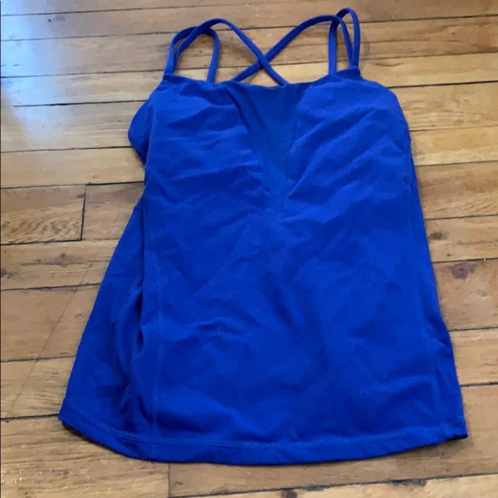 Lululemon tank with built in bra